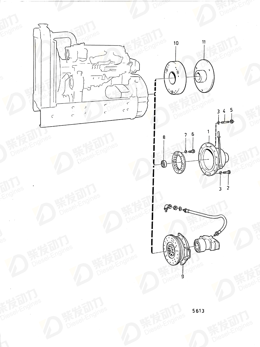 VOLVO Stud 844911 Drawing